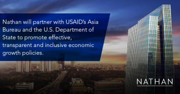 Nathan to implement USAID’s flagship Indo-Pacific Economic Growth program
